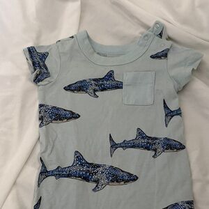 Tea Collection Sky Blue Baby Bodysuit